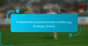 Professionelle Fussball-Schüsse: Ausführung, Strategie, Finesse